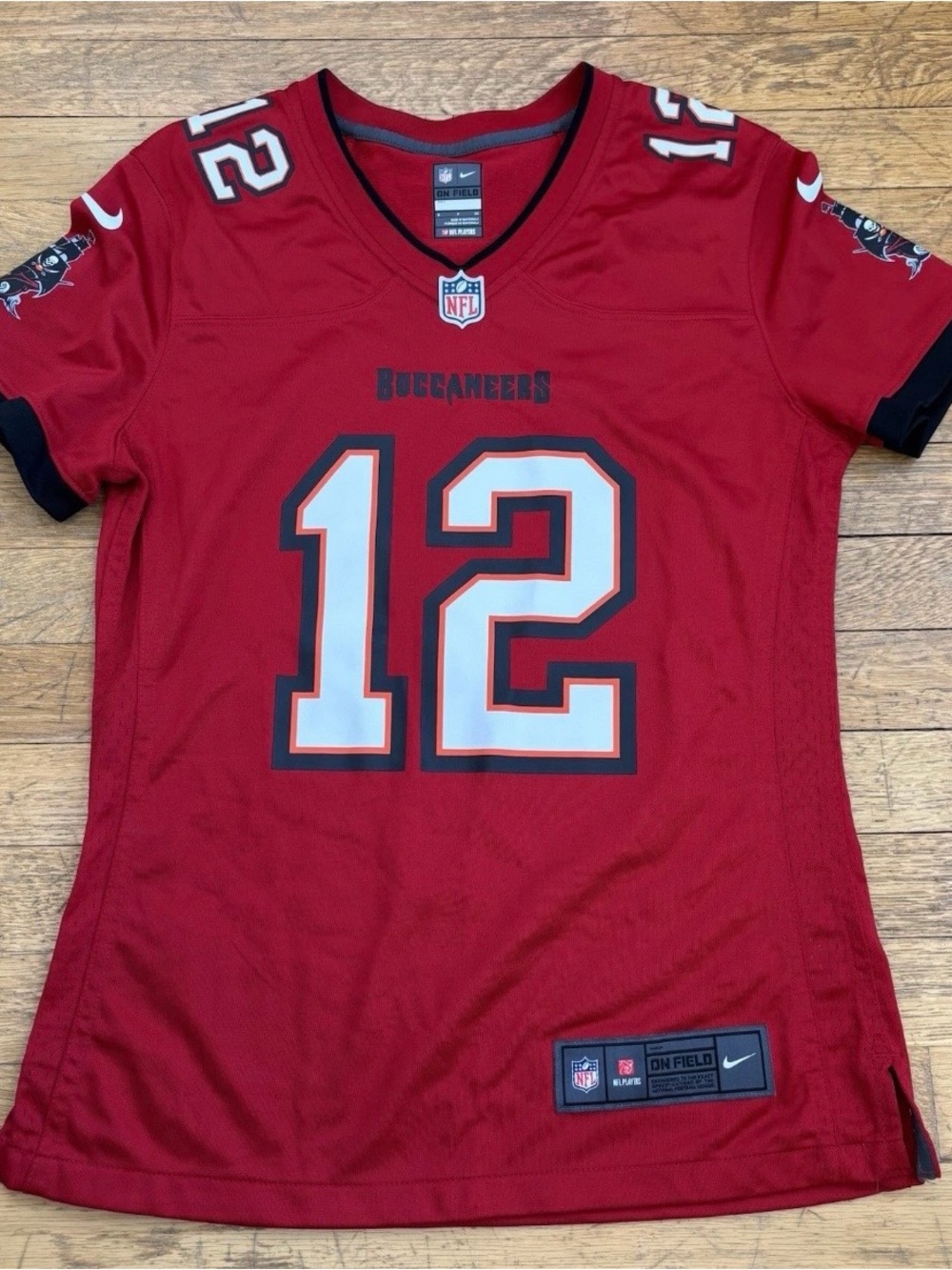 Nike Women's Tampa Bay Buccaneers Red #12 Jersey